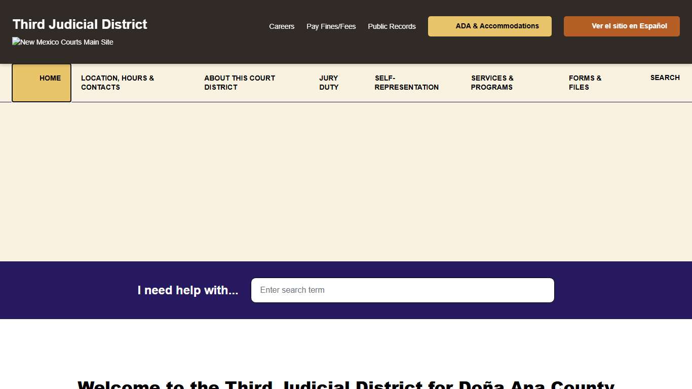 Home - Third Judicial District